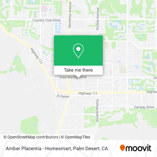 Amber Placentia - Homesmart map