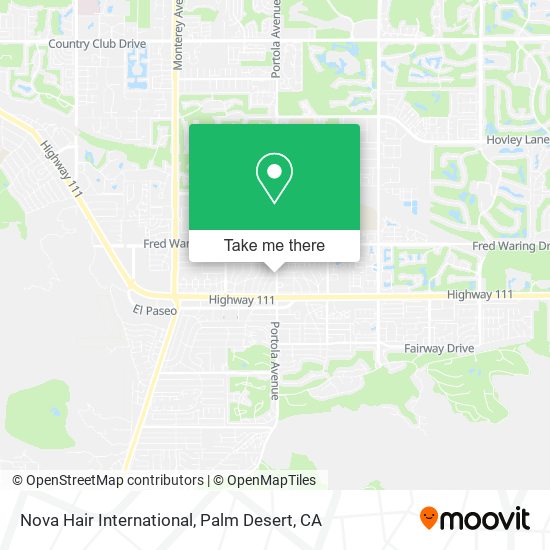Nova Hair International map