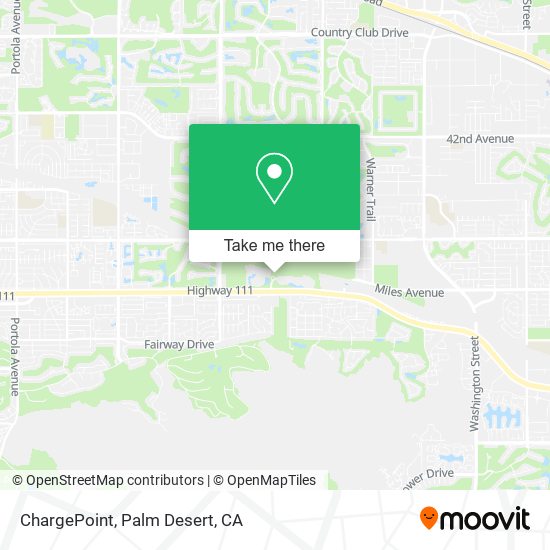 Mapa de ChargePoint