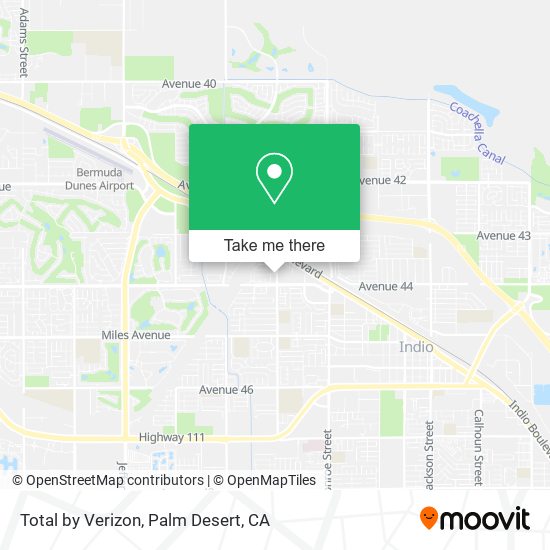 Total by Verizon map