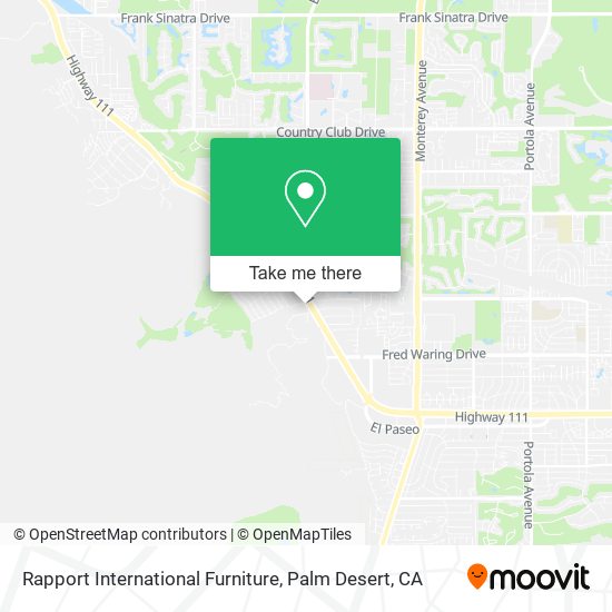 Rapport International Furniture map