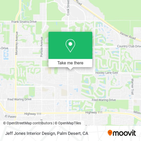 Jeff Jones Interior Design map