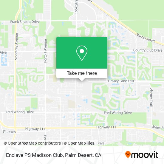 Mapa de Enclave PS Madison Club