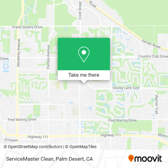 ServiceMaster Clean map