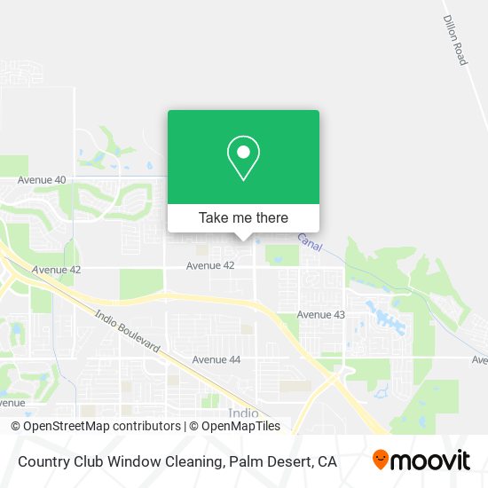 Mapa de Country Club Window Cleaning