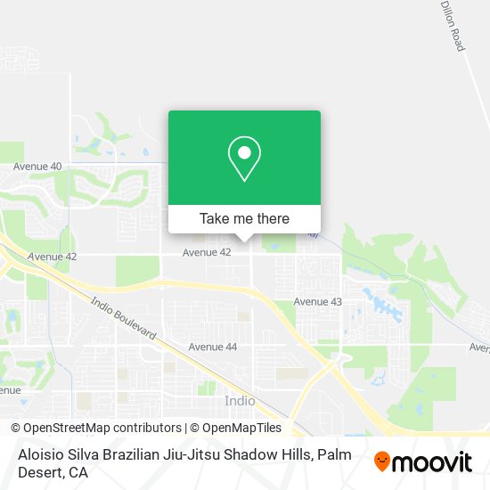 Aloisio Silva Brazilian Jiu-Jitsu Shadow Hills map