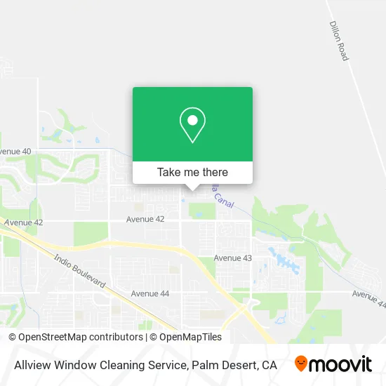 Allview Window Cleaning Service map