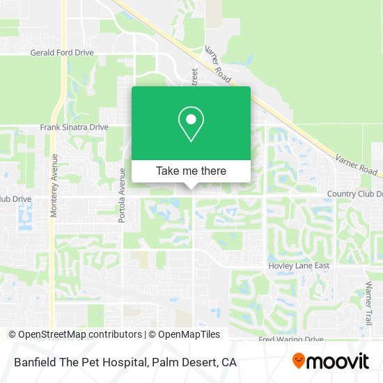 Banfield The Pet Hospital map