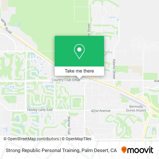 Strong Republic Personal Training map