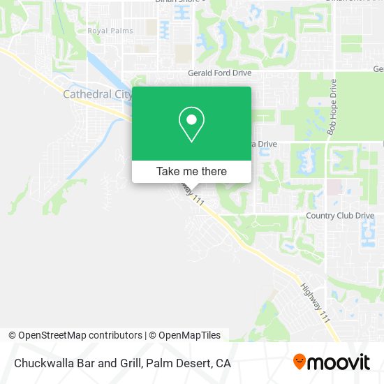 Chuckwalla Bar and Grill map