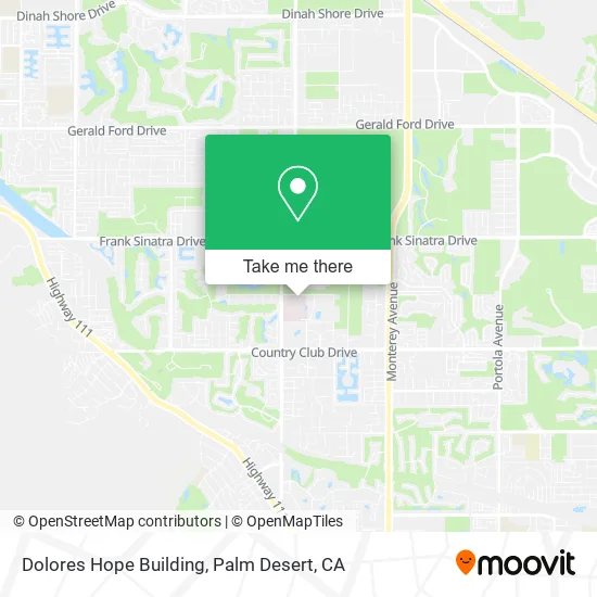 Dolores Hope Building map