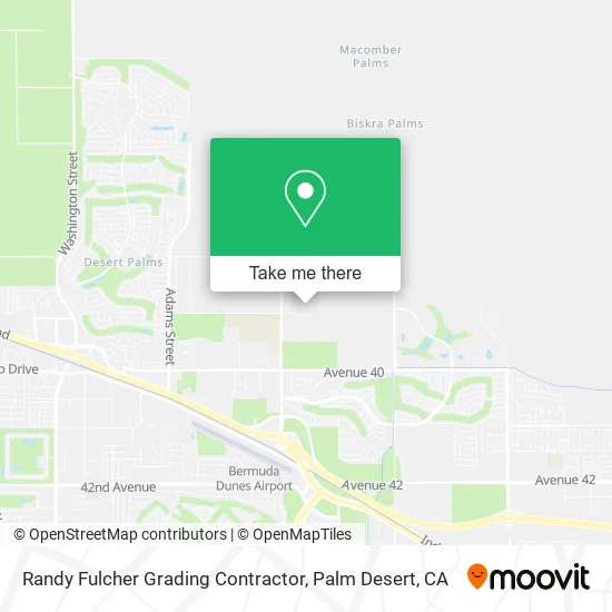 Randy Fulcher Grading Contractor map