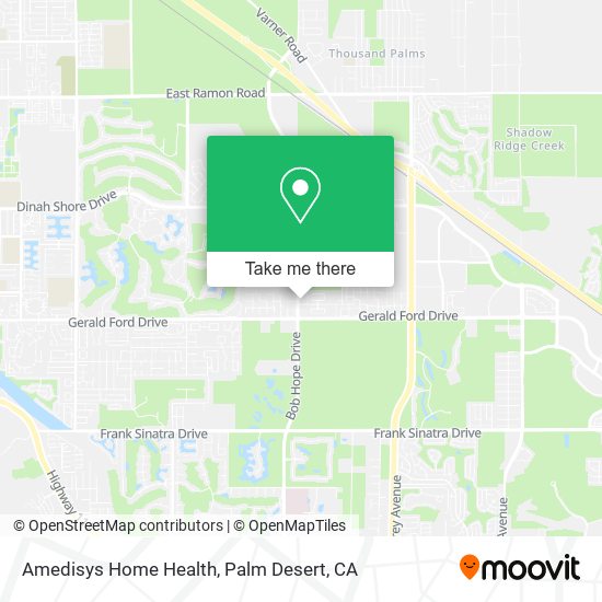 Mapa de Amedisys Home Health