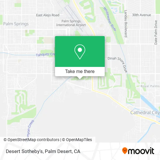 Desert Sotheby's map