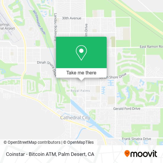 Coinstar - Bitcoin ATM map