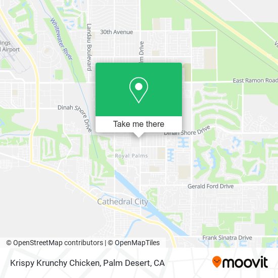 Krispy Krunchy Chicken map