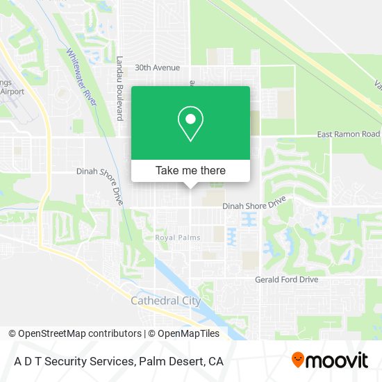 A D T Security Services map