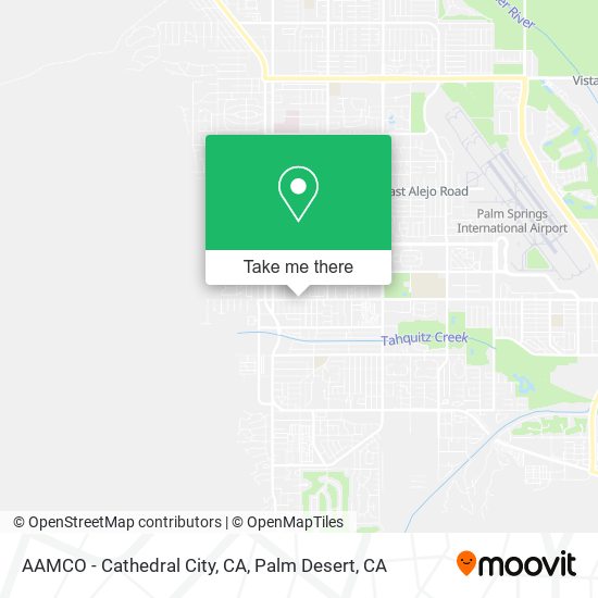 Mapa de AAMCO - Cathedral City, CA