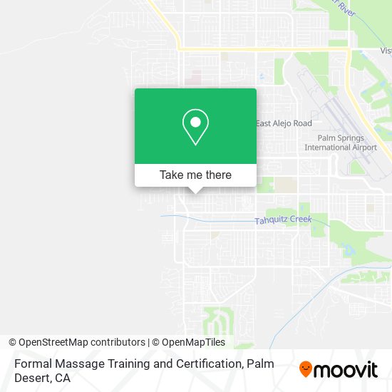 Mapa de Formal Massage Training and Certification