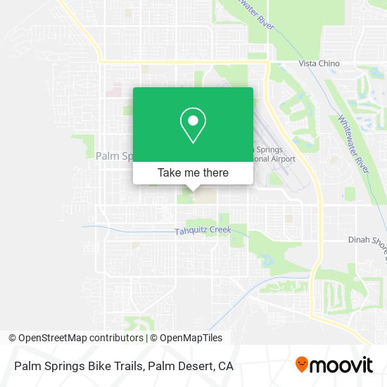 Mapa de Palm Springs Bike Trails