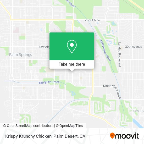 Krispy Krunchy Chicken map