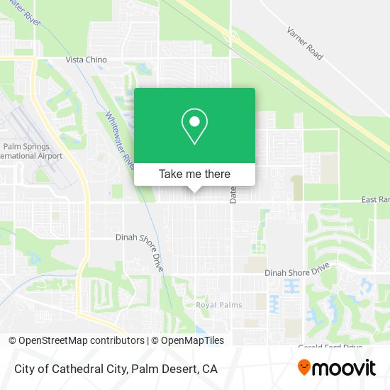 City of Cathedral City map