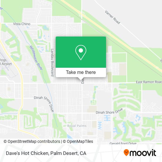 Dave's Hot Chicken map