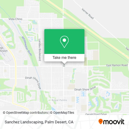 Sanchez Landscaping map