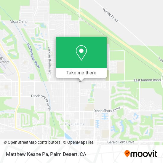 Matthew Keane Pa map