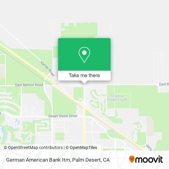 German American Bank Itm map