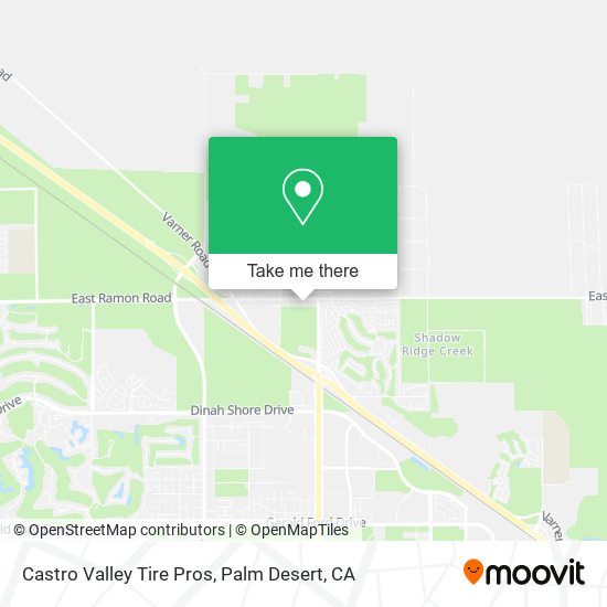 Castro Valley Tire Pros map