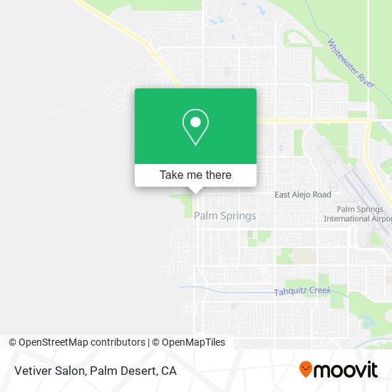 Vetiver Salon map