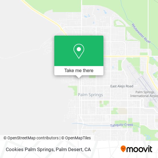 Cookies Palm Springs map