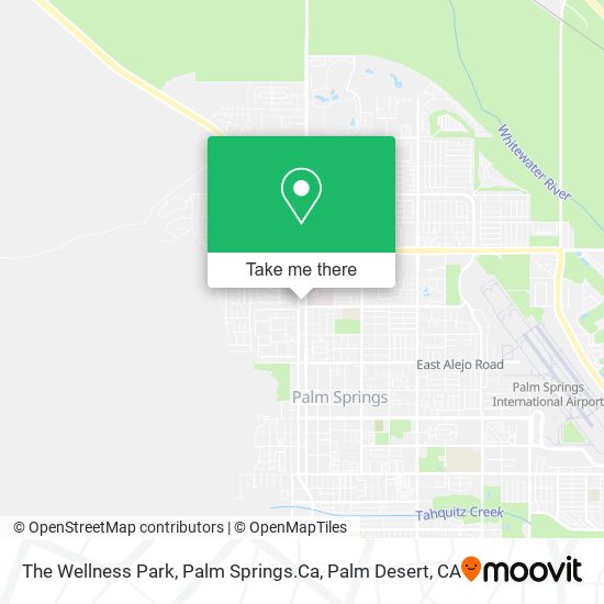 Mapa de The Wellness Park, Palm Springs.Ca