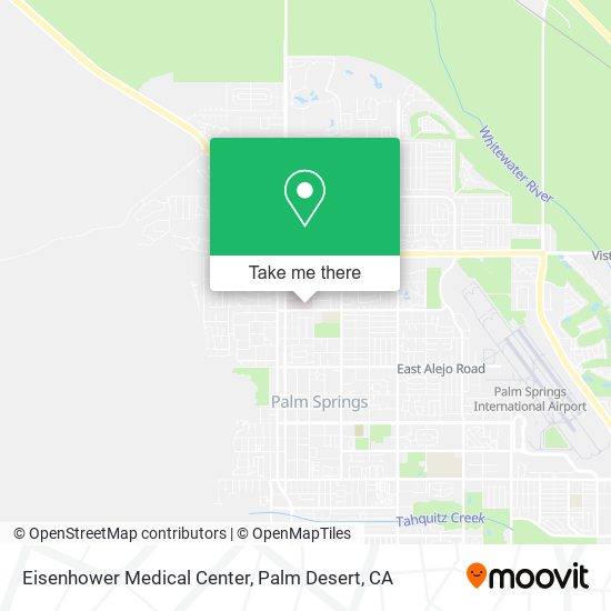 Eisenhower Medical Center map