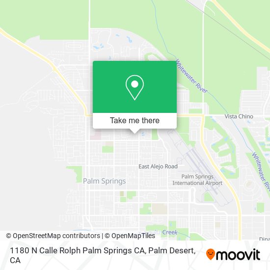 Mapa de 1180 N Calle Rolph Palm Springs CA