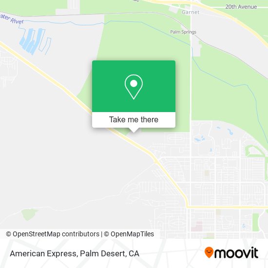 American Express map