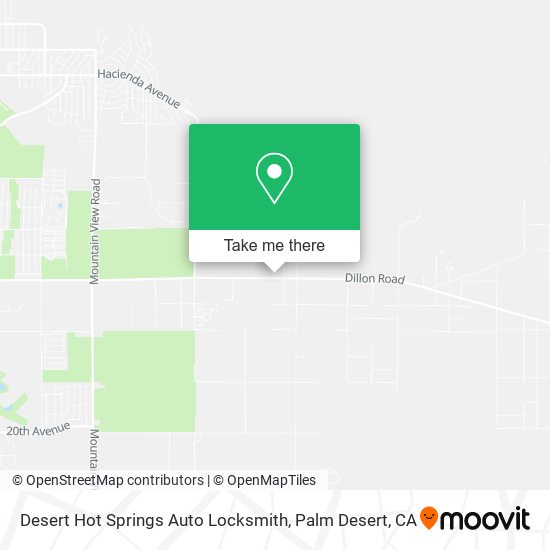 Desert Hot Springs Auto Locksmith map