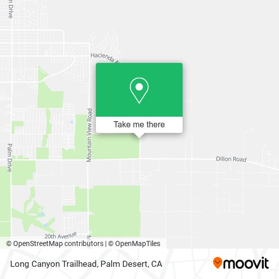 Mapa de Long Canyon Trailhead