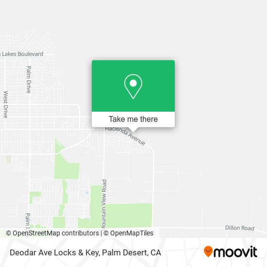 Mapa de Deodar Ave Locks & Key