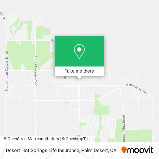 Desert Hot Springs Life Insurance map
