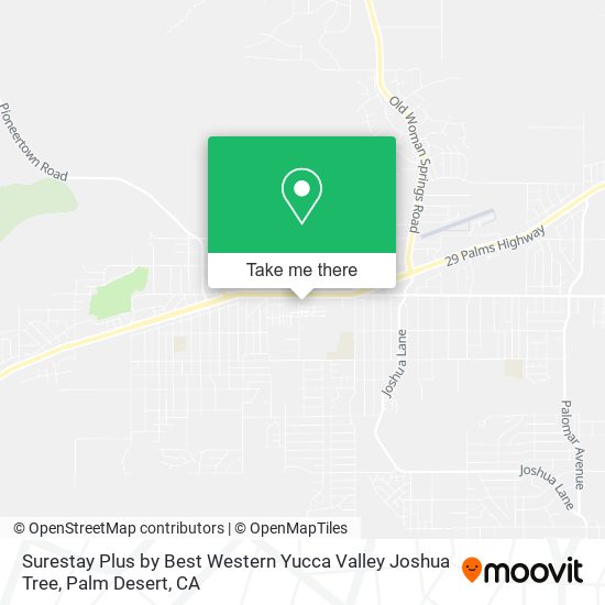 Mapa de Surestay Plus by Best Western Yucca Valley Joshua Tree