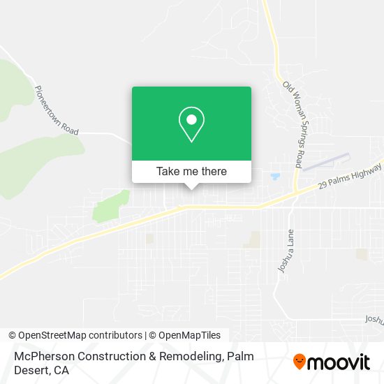 Mapa de McPherson Construction & Remodeling