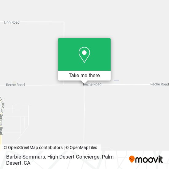 Barbie Sommars, High Desert Concierge map