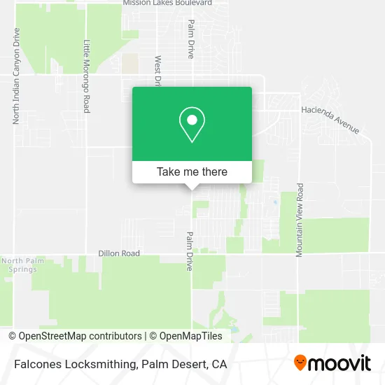 Falcones Locksmithing map