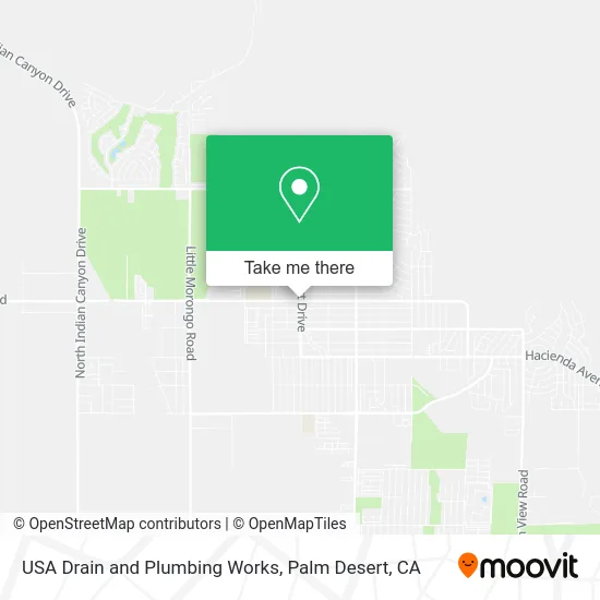 USA Drain and Plumbing Works map