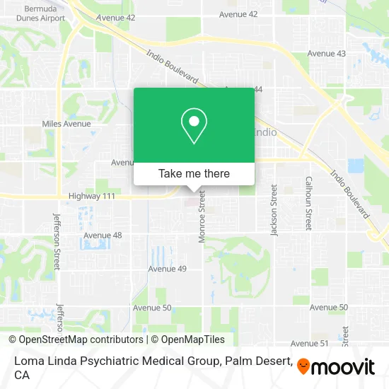 Loma Linda Psychiatric Medical Group map