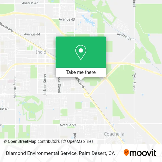 Diamond Environmental Service map