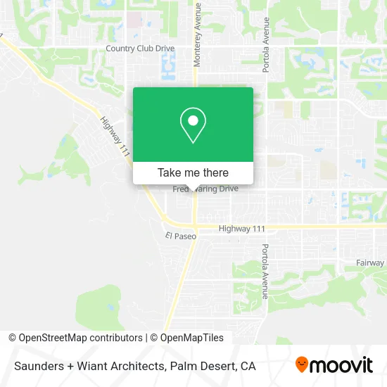 Mapa de Saunders + Wiant Architects