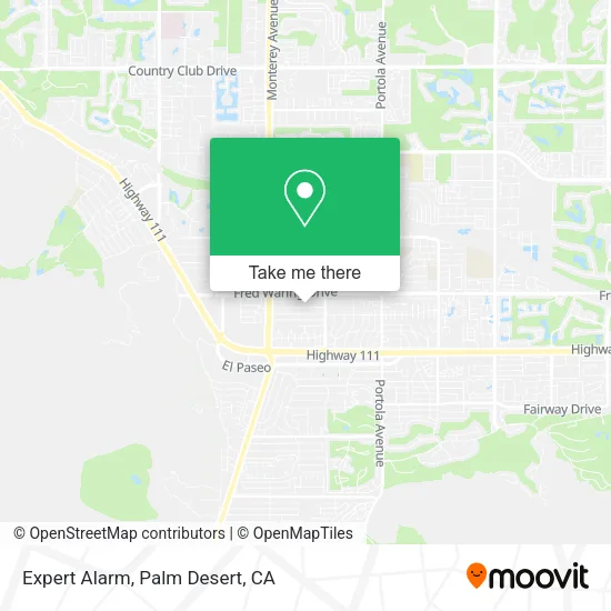 Mapa de Expert Alarm